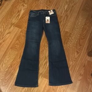 Sincerely Jules Blue Flare Wide Leg Jeans